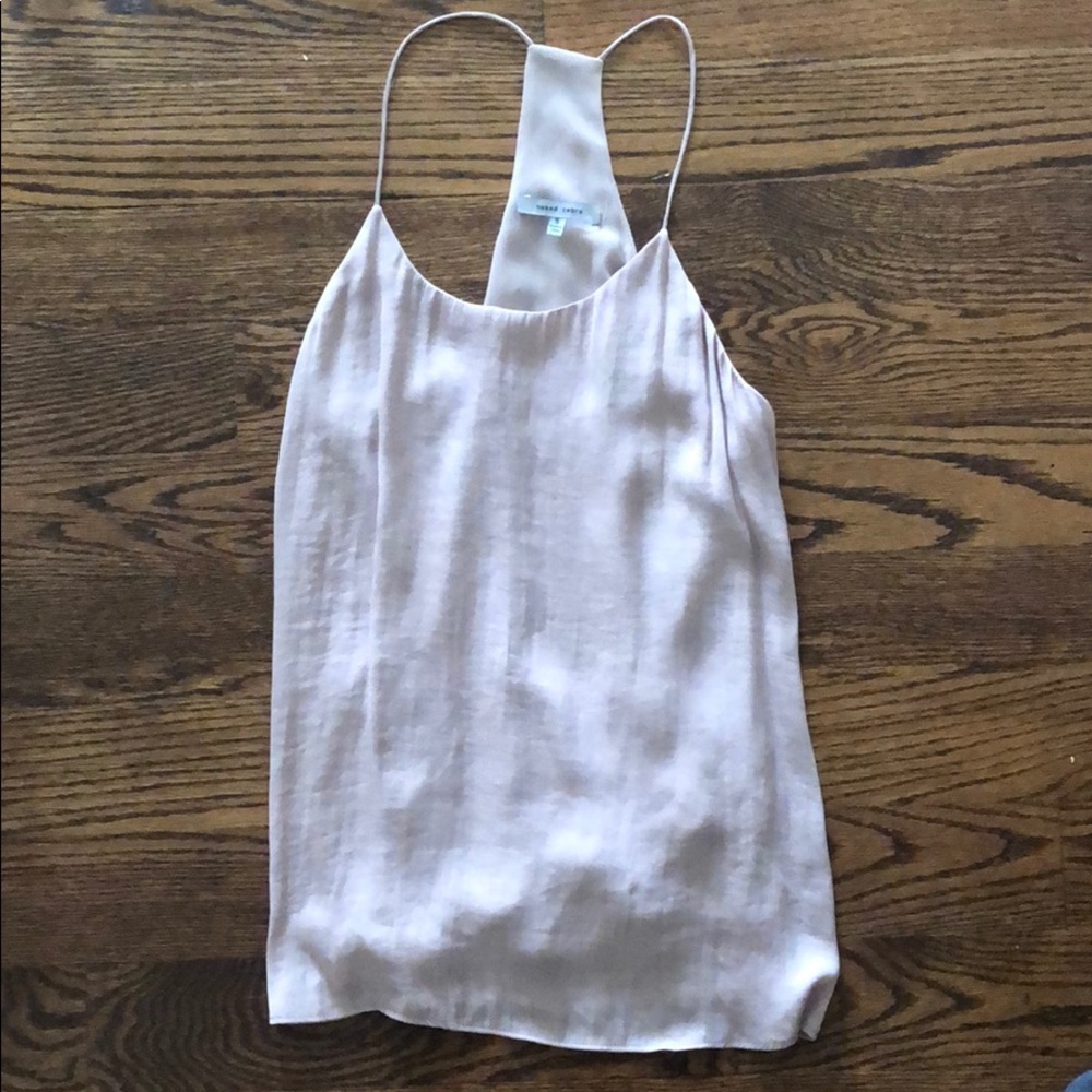 neutral/ pink tank top